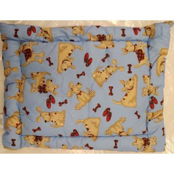 Gyerek párna lapos, kék kutyás mintával