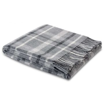 Biederlack SQUARE WOOL gyapjú pléd, 130x170 cm