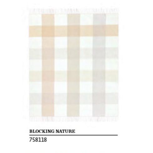 Biederlack BLOCKING NATURE  pléd, 130x170 cm