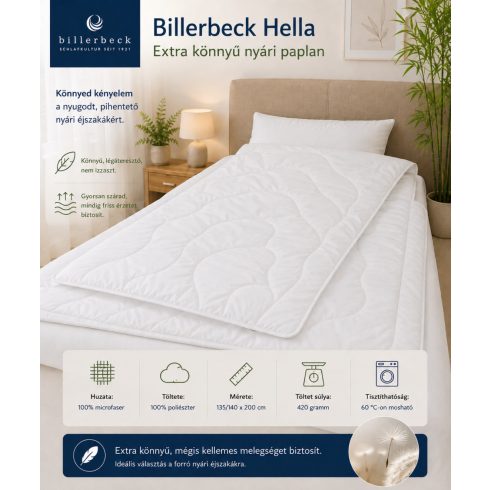Billerbeck Hella könnyű nyári paplan, egyszemélyes