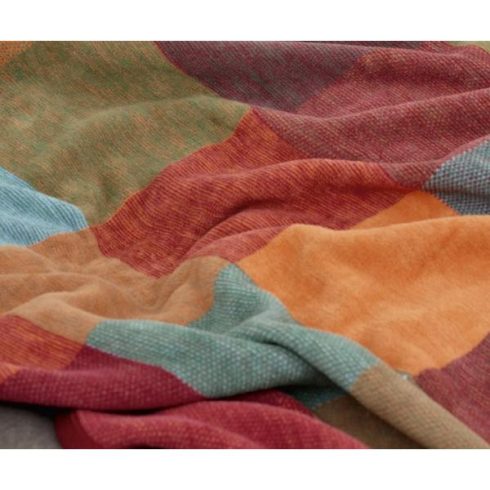 Biederlack COLOUR-WOVEN mintás pamut pléd, 220x240 cm