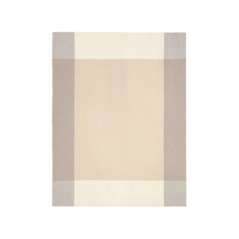 Biederlack FRAME NATURE merinó gyapjú pléd, 150x200 cm