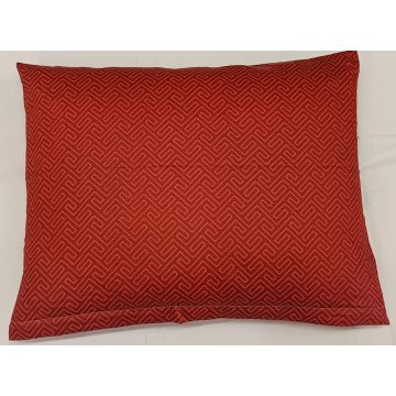 Billerbeck Bianka kispárna huzat, labirintus piros