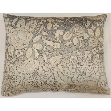 Billerbeck Bianka kispárna huzat, inda bézs-szürke