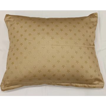 Billerbeck Bianka kispárna huzat,  csillag arany