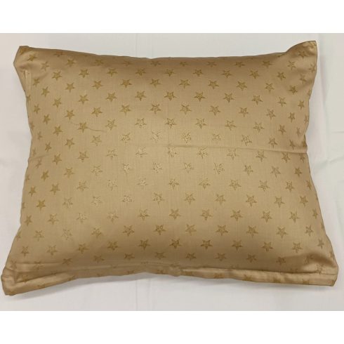 Billerbeck Bianka kispárna huzat,  csillag arany