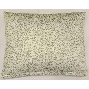 Billerbeck Bianka kispárna huzat, apró virág zöld