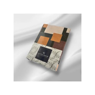 Billerbeck BIANKA Kocka mustár 3 részes ágyneműhuzat