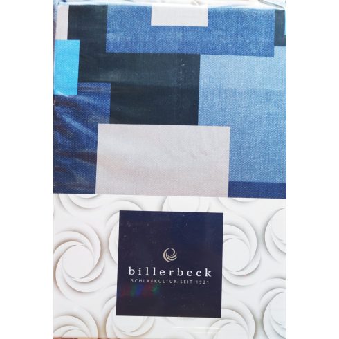 Billerbeck BIANKA Kocka kék 3 részes ágyneműhuzat