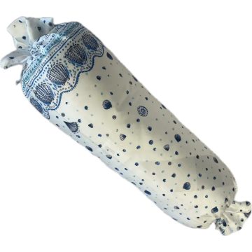 Billerbeck Bianka hengerpárna huzat, Kék Kagylós