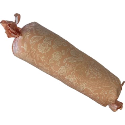 Billerbeck Bianka hengerpárna huzat, mintás barack