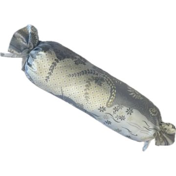 Billerbeck Bianka hengerpárna huzat, Szürke mintás