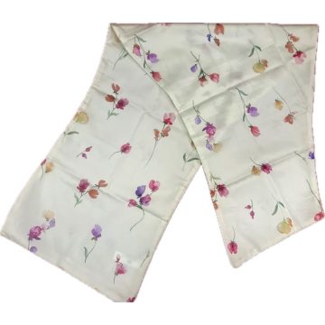   Billerbeck Fatime oldalt fekvő párnához huzat, pezsgő színű, virágos