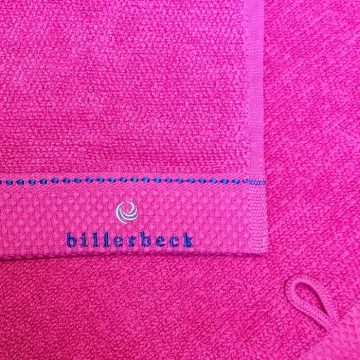   Billerbeck Fukszia lila frottir törölköző, kéztörlő, 30x50 cm