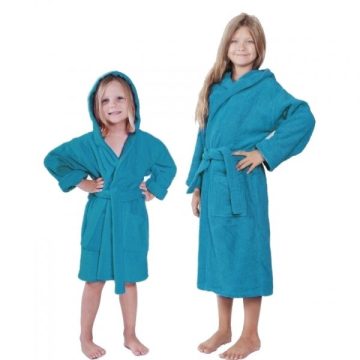 Kapucnis Gyerek Frottír Köntös Topáz