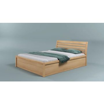 NO. 23 bükk ágyneműtartós ágy, 140x200 cm
