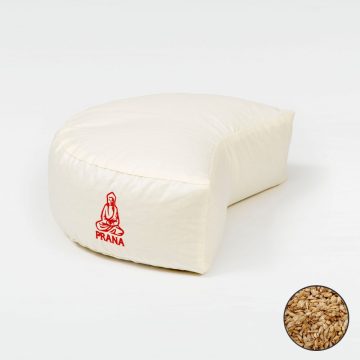   Prána Prémium TÖNKÖLYPÁRNA, félhold alakú tönkölyhéj meditációs párna