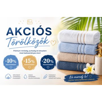 Akciós törölközők