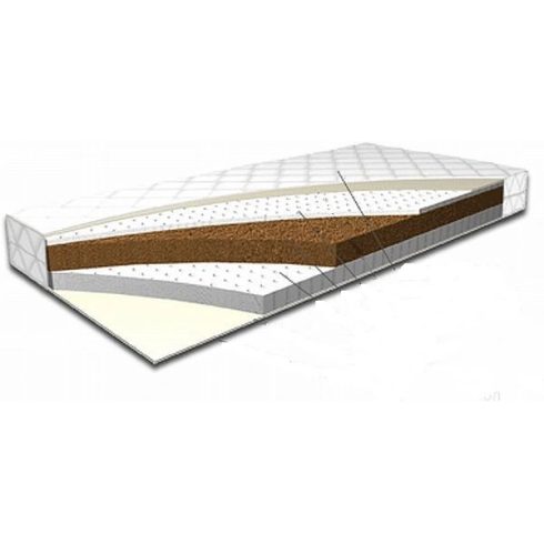 Bio Textima KÓKUSZ és LATEX matrac, három rétegű, 2L8K6L, 160x200 cm