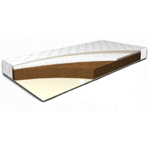 Bio Textima KÓKUSZ és LATEX matrac, két rétegű, 2L8K, 90x200 cm