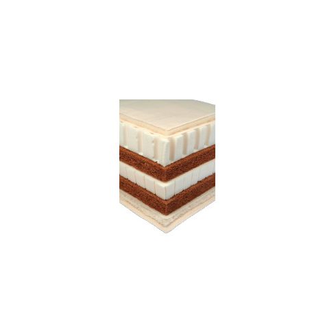 Bio Textima KÓKUSZ és LATEX matrac, négy rétegű, 3K2L3K4L, 90x200 cm