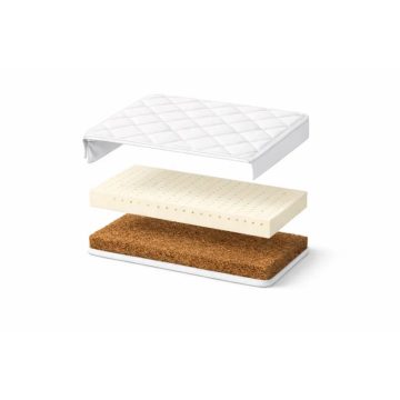   Bio Textima KÓKUSZ és LATEX matrac, két rétegű, 3K4L, 180x200 cm