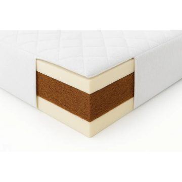   Bio Textima KÓKUSZ és LATEX matrac, három rétegű, 3L6K3L, 180x200 cm