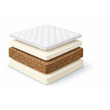   Bio Textima KÓKUSZ és LATEX matrac, három rétegű, 3L9K4L, 140x200 cm