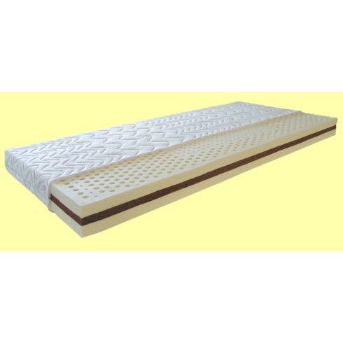 Bio Textima KÓKUSZ és LATEX matrac, három rétegű, 4L3K4L, 90x200 cm