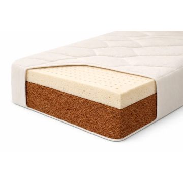   Bio Textima KÓKUSZ és LATEX matrac, két rétegű, 4L9K, 180x200 cm