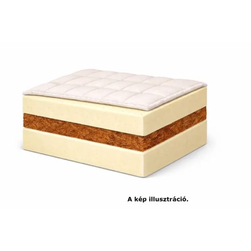 Bio Textima KÓKUSZ és LATEX matrac, három rétegű, 6L3K6L, 90x200 cm