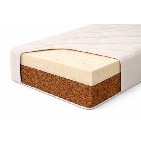 Bio Textima KÓKUSZ és LATEX matrac, két rétegű, 6L9K, 90x200 cm